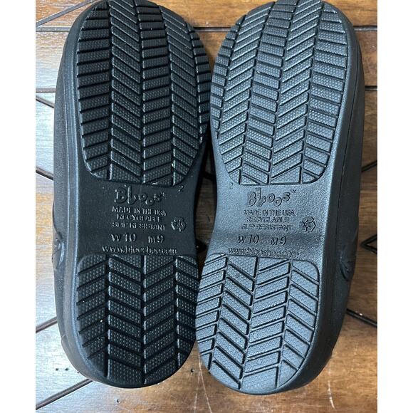 BLOOs Slip Resistant Clogs Black Rubber Unisex Women’s 10 Men’s 9 - Picture 4 of 7